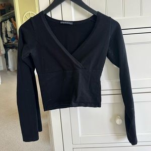Brandy Melville Black Long Sleeve Tee